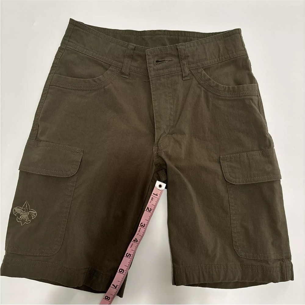 Boy Scouts of America Green Cargo Shorts Boys Size 8 Pockets Outdoors